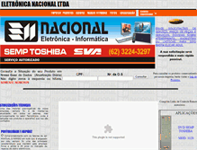 Tablet Screenshot of eletronicanacional.com